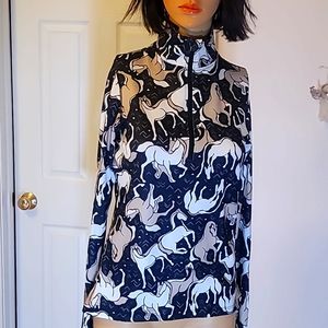 Kerrits Horse Sense Half Zip XS Equestrian long sleeves